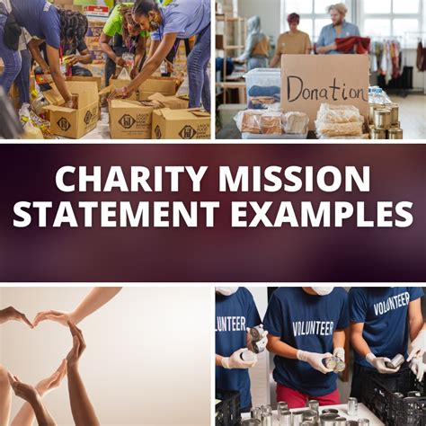 charity mission statement|13 charitable purposes.